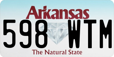 AR license plate 598WTM