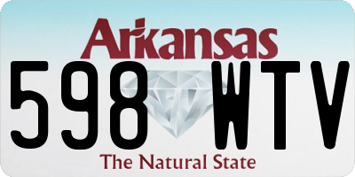 AR license plate 598WTV