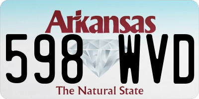 AR license plate 598WVD