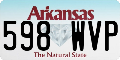 AR license plate 598WVP