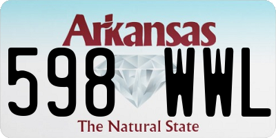 AR license plate 598WWL