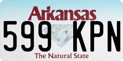 AR license plate 599KPN