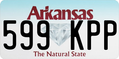 AR license plate 599KPP