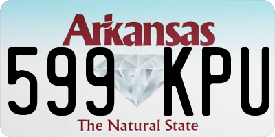 AR license plate 599KPU