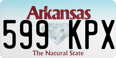 AR license plate 599KPX