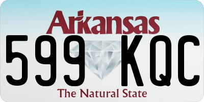 AR license plate 599KQC