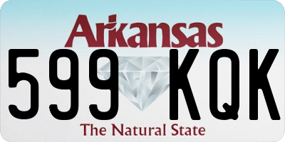 AR license plate 599KQK