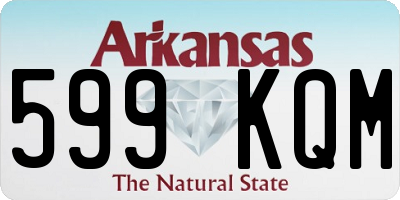 AR license plate 599KQM