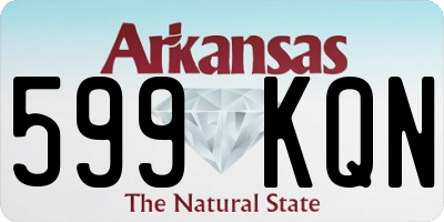 AR license plate 599KQN