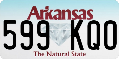 AR license plate 599KQO