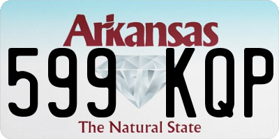 AR license plate 599KQP