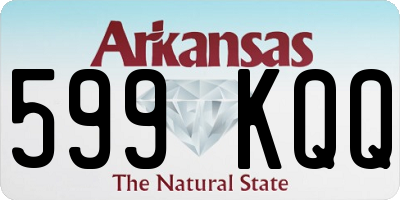 AR license plate 599KQQ