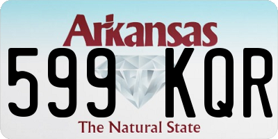 AR license plate 599KQR