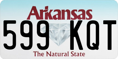 AR license plate 599KQT