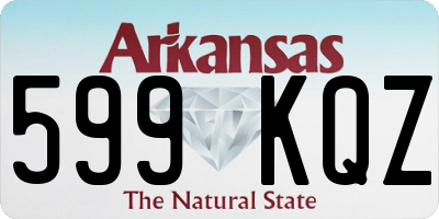AR license plate 599KQZ