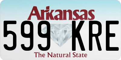 AR license plate 599KRE