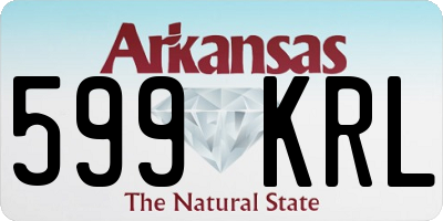 AR license plate 599KRL