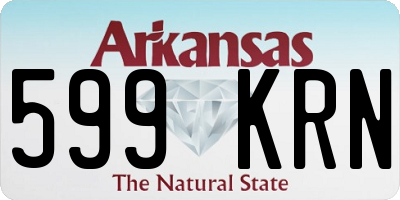 AR license plate 599KRN