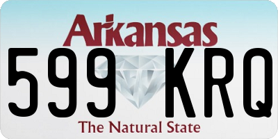 AR license plate 599KRQ