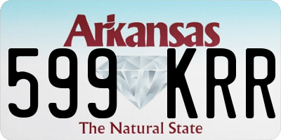 AR license plate 599KRR
