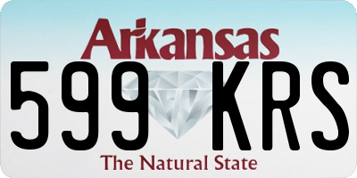 AR license plate 599KRS