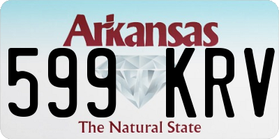 AR license plate 599KRV