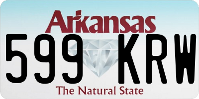AR license plate 599KRW