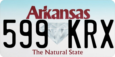 AR license plate 599KRX