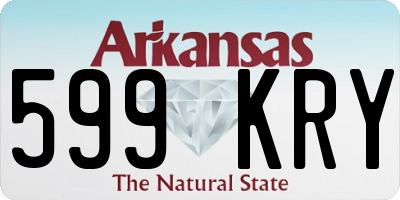 AR license plate 599KRY