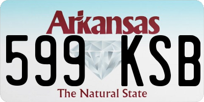 AR license plate 599KSB