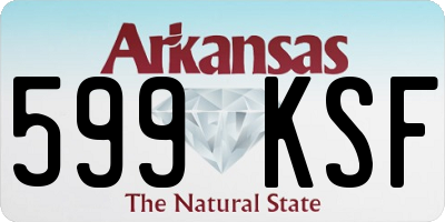 AR license plate 599KSF