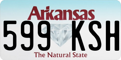 AR license plate 599KSH