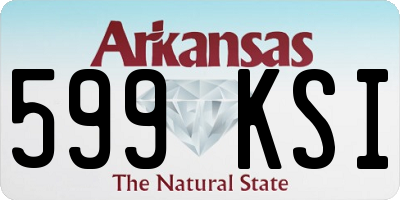 AR license plate 599KSI