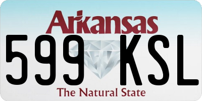 AR license plate 599KSL