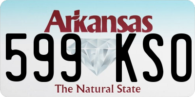 AR license plate 599KSO