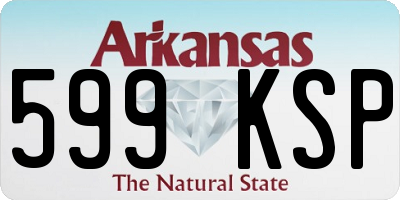 AR license plate 599KSP
