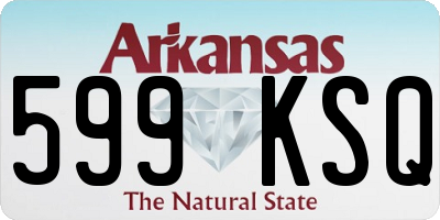 AR license plate 599KSQ