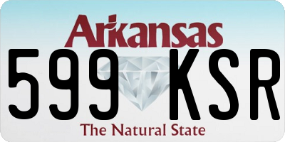 AR license plate 599KSR