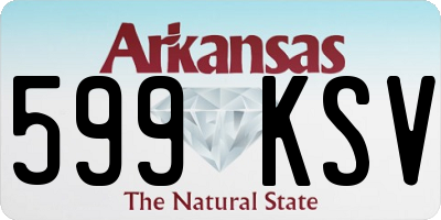 AR license plate 599KSV