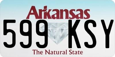 AR license plate 599KSY