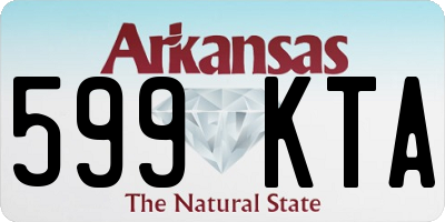 AR license plate 599KTA