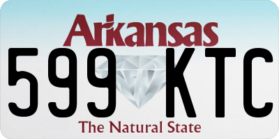 AR license plate 599KTC