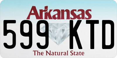 AR license plate 599KTD
