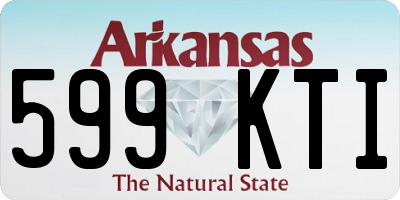 AR license plate 599KTI