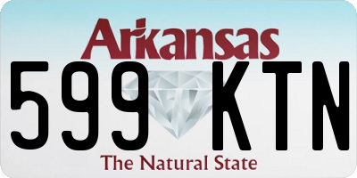 AR license plate 599KTN