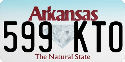 AR license plate 599KTO