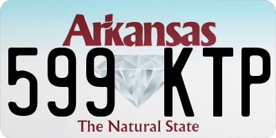AR license plate 599KTP