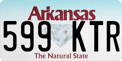 AR license plate 599KTR