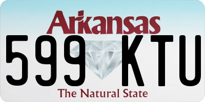 AR license plate 599KTU