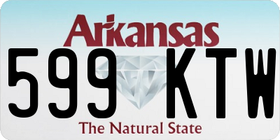 AR license plate 599KTW